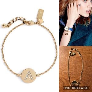 NWOT Kate Spade 'north court' pavé S initial charm
